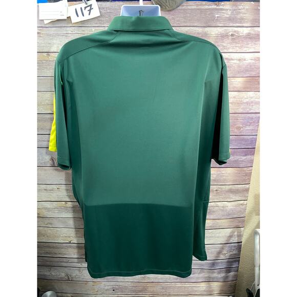 Nike Dri-Fit NCAA Oregon Ducks Men's Green Polo XL - Picture 2 of 10